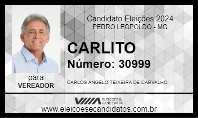 Candidato CARLITO 2024 - PEDRO LEOPOLDO - Eleições