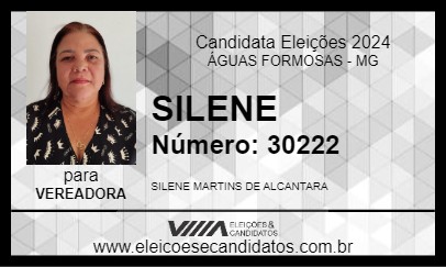 Candidato SILENE 2024 - ÁGUAS FORMOSAS - Eleições