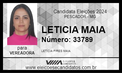 Candidato LETICIA MAIA 2024 - PESCADOR - Eleições