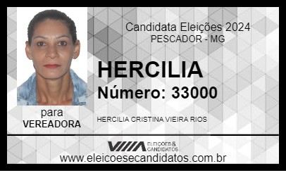 Candidato HERCILIA 2024 - PESCADOR - Eleições