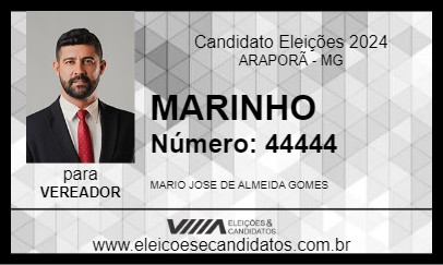 Candidato MARINHO 2024 - ARAPORÃ - Eleições