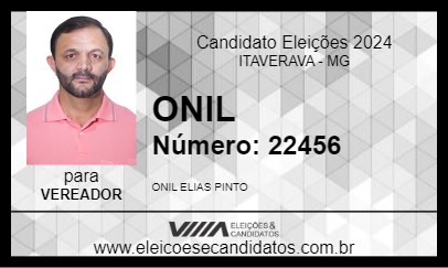 Candidato ONIL 2024 - ITAVERAVA - Eleições