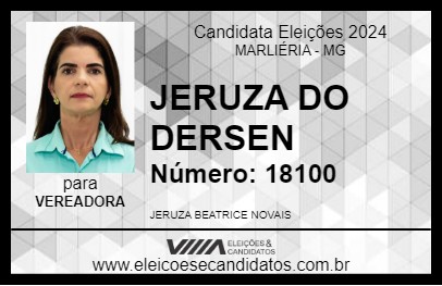 Candidato JERUZA DO DERSEN 2024 - MARLIÉRIA - Eleições