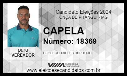 Candidato CAPELA 2024 - ONÇA DE PITANGUI - Eleições