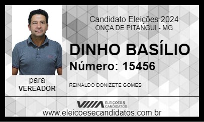 Candidato DINHO BASÍLIO 2024 - ONÇA DE PITANGUI - Eleições