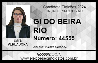 Candidato GI DO BEIRA RIO 2024 - ONÇA DE PITANGUI - Eleições