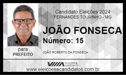 Candidato JOÃO FONSECA 2024 - FERNANDES TOURINHO - Eleições