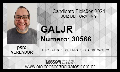 Candidato GALJR 2024 - JUIZ DE FORA - Eleições