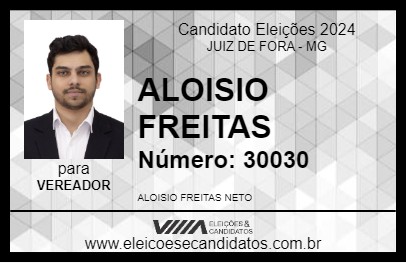 Candidato ALOISIO FREITAS 2024 - JUIZ DE FORA - Eleições