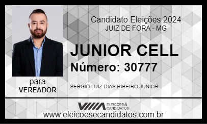 Candidato JUNIOR CELL 2024 - JUIZ DE FORA - Eleições