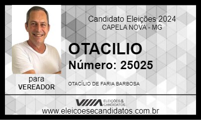 Candidato OTACILIO 2024 - CAPELA NOVA - Eleições