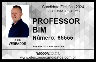 Candidato PROFESSOR BIM 2024 - SÃO FRANCISCO - Eleições