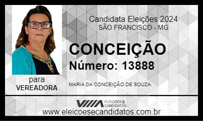 Candidato CONCEIÇÃO 2024 - SÃO FRANCISCO - Eleições