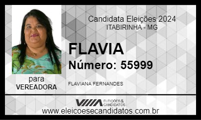 Candidato FLAVIA 2024 - ITABIRINHA - Eleições