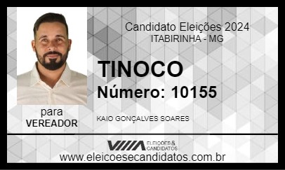 Candidato TINOCO 2024 - ITABIRINHA - Eleições