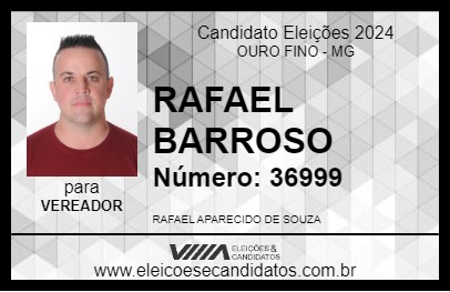 Candidato RAFAEL BARROSO 2024 - OURO FINO - Eleições