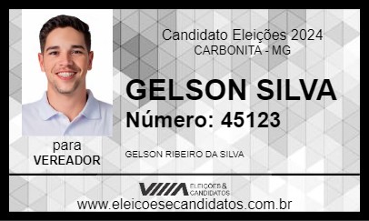 Candidato GELSON SILVA 2024 - CARBONITA - Eleições