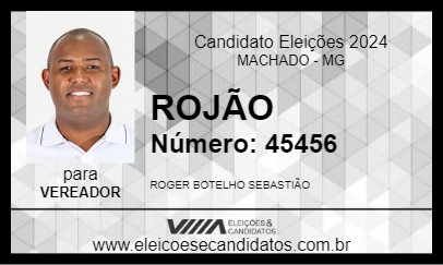 Candidato ROJÃO 2024 - MACHADO - Eleições