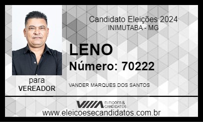 Candidato LENO 2024 - INIMUTABA - Eleições