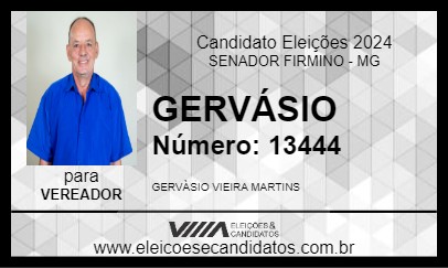 Candidato GERVÁSIO 2024 - SENADOR FIRMINO - Eleições