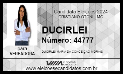 Candidato DUCIRLEI 2024 - CRISTIANO OTONI - Eleições