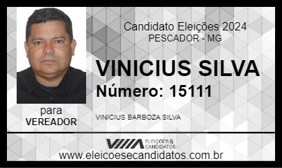 Candidato VINICIUS SILVA 2024 - PESCADOR - Eleições