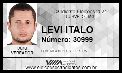 Candidato LEVI ITALO 2024 - CURVELO - Eleições