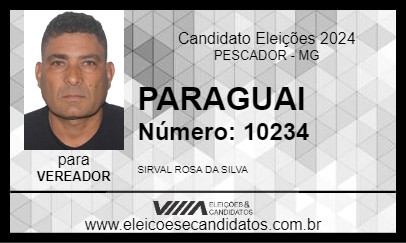 Candidato PARAGUAI 2024 - PESCADOR - Eleições