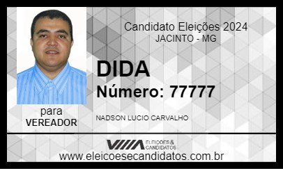 Candidato DIDA 2024 - JACINTO - Eleições