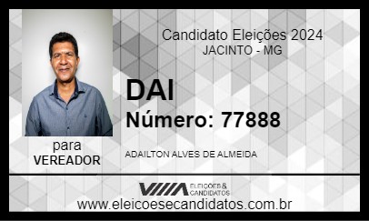 Candidato DAI 2024 - JACINTO - Eleições