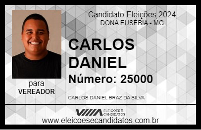 Candidato CARLOS DANIEL 2024 - DONA EUSÉBIA - Eleições