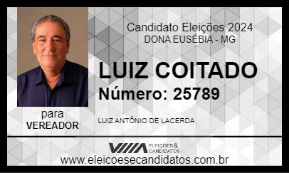 Candidato LUIZ COITADO 2024 - DONA EUSÉBIA - Eleições