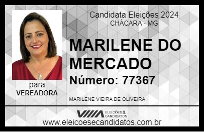 Candidato MARILENE DO MERCADO 2024 - CHÁCARA - Eleições