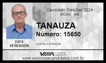 Candidato TANAUZA 2024 - BICAS - Eleições