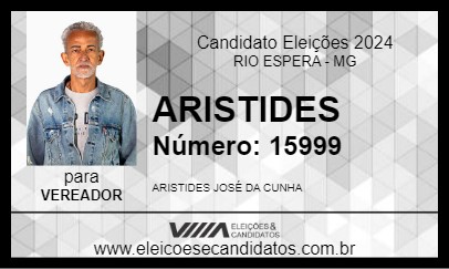 Candidato ARISTIDES 2024 - RIO ESPERA - Eleições