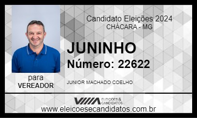 Candidato JÚNIOR MACHADO 2024 - CHÁCARA - Eleições