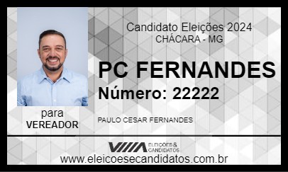 Candidato PC FERNANDES 2024 - CHÁCARA - Eleições