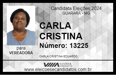 Candidato CARLA CRISTINA 2024 - GUARARÁ - Eleições