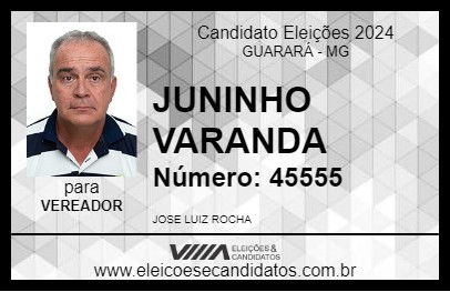 Candidato JUNINHO VARANDA 2024 - GUARARÁ - Eleições