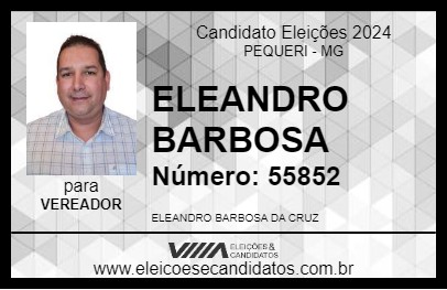 Candidato ELEANDRO BARBOSA 2024 - PEQUERI - Eleições