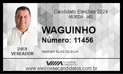 Candidato WAGUINHO 2024 - MOEDA - Eleições