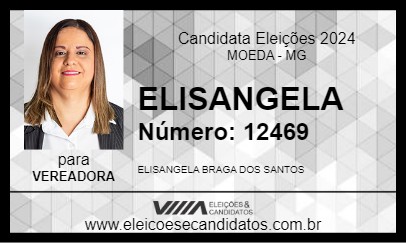 Candidato ELISANGELA 2024 - MOEDA - Eleições