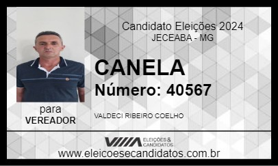 Candidato CANELA 2024 - JECEABA - Eleições