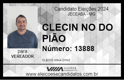 Candidato CLECIN NO DO PIÃO 2024 - JECEABA - Eleições