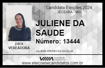 Candidato JULIENE DA SAUDE 2024 - JECEABA - Eleições