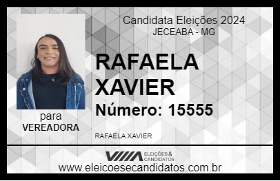 Candidato RAFAELA XAVIER 2024 - JECEABA - Eleições