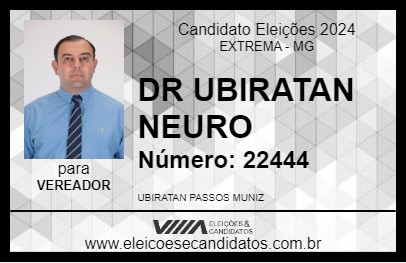 Candidato DR UBIRATAN    NEURO 2024 - EXTREMA - Eleições