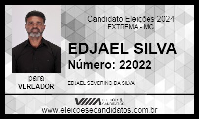 Candidato EDJAEL SILVA 2024 - EXTREMA - Eleições