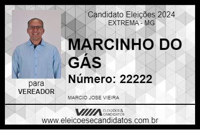 Candidato MARCINHO DO GÁS 2024 - EXTREMA - Eleições