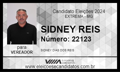 Candidato SIDNEY REIS 2024 - EXTREMA - Eleições